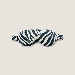 Set met 19 momme zijden slaapmasker en scrunchie, vooraanzicht