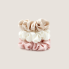 Set van drie scrunchies van 19 momme moerbeizijde