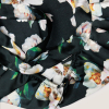 Midnight Blossom slaapmuts van moerbeizijde Grade 6A, detail van de print
