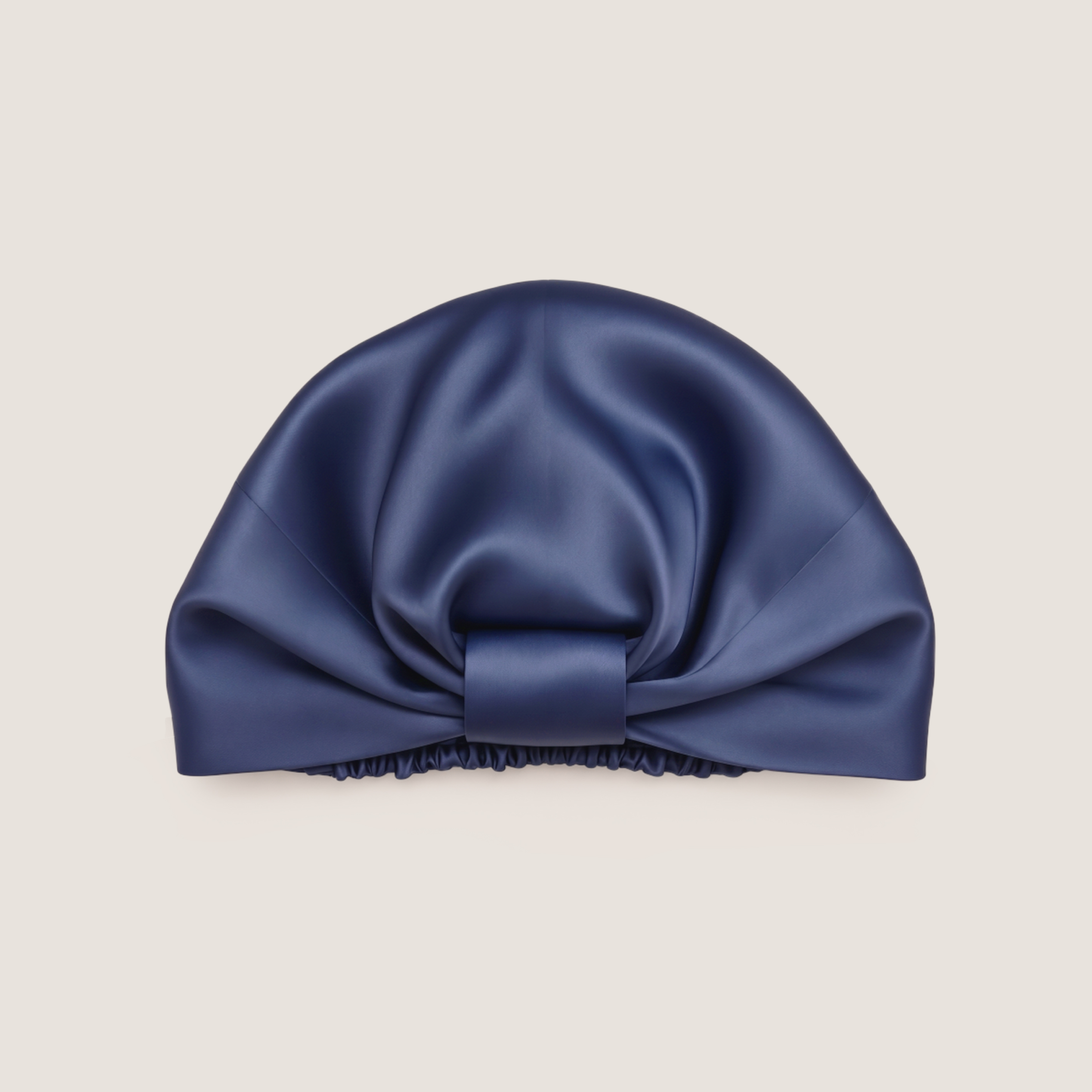 Gorro de seda de morera para el cabello, vista frontal