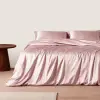 Parure de lit en soie de mûrier 22 momme rose