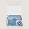 19 momme zijden beautyslaapset in Dawn Blossom, geschenkdoos met kussensloop, oogmasker en scrunchie