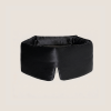 Antifaz de seda de 19 momme con peso, vista frontal