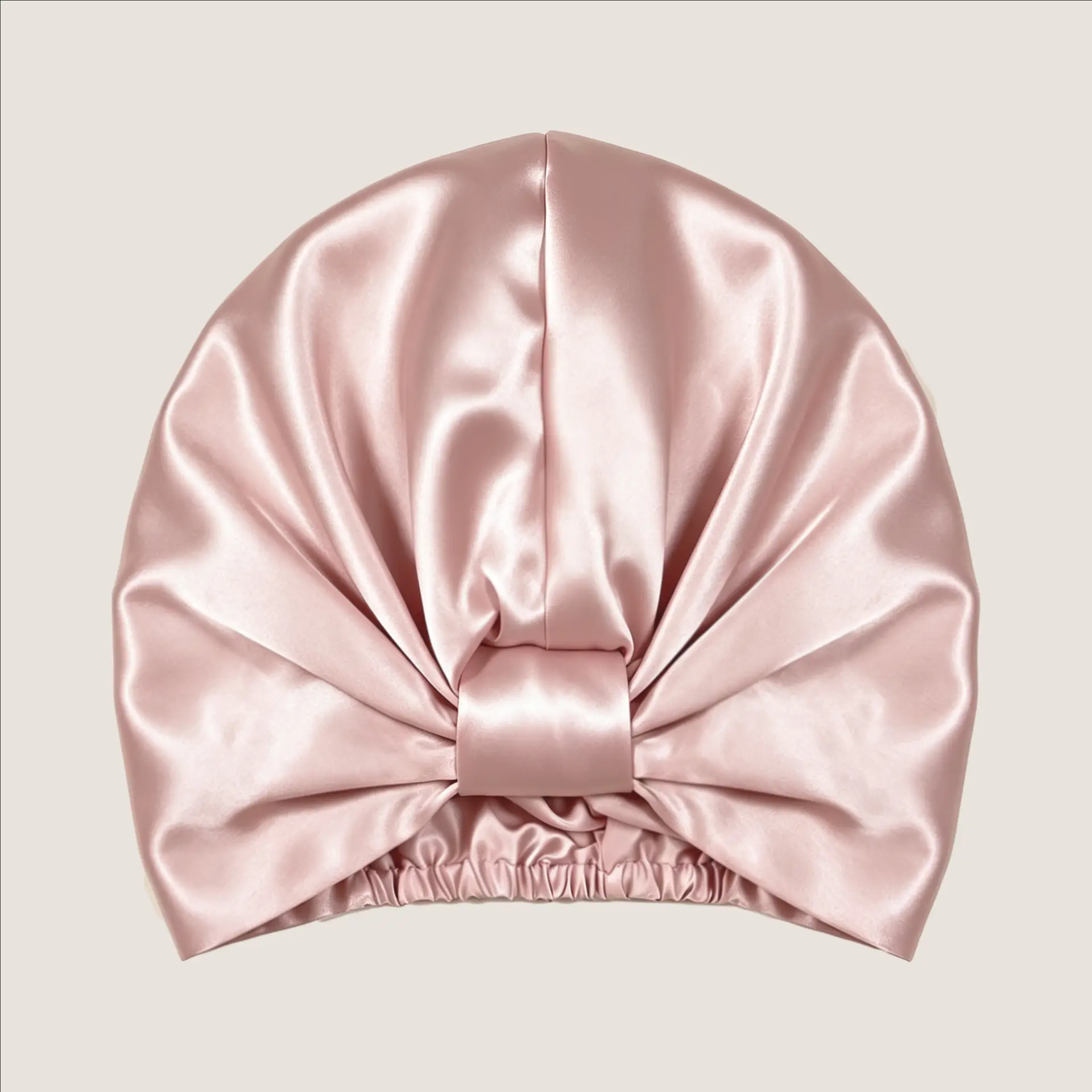 Gorro de seda del set de cuidado capilar con rizador sin calor